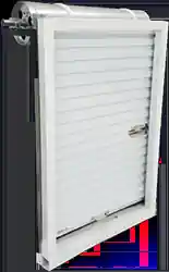 Metal building roll-up door